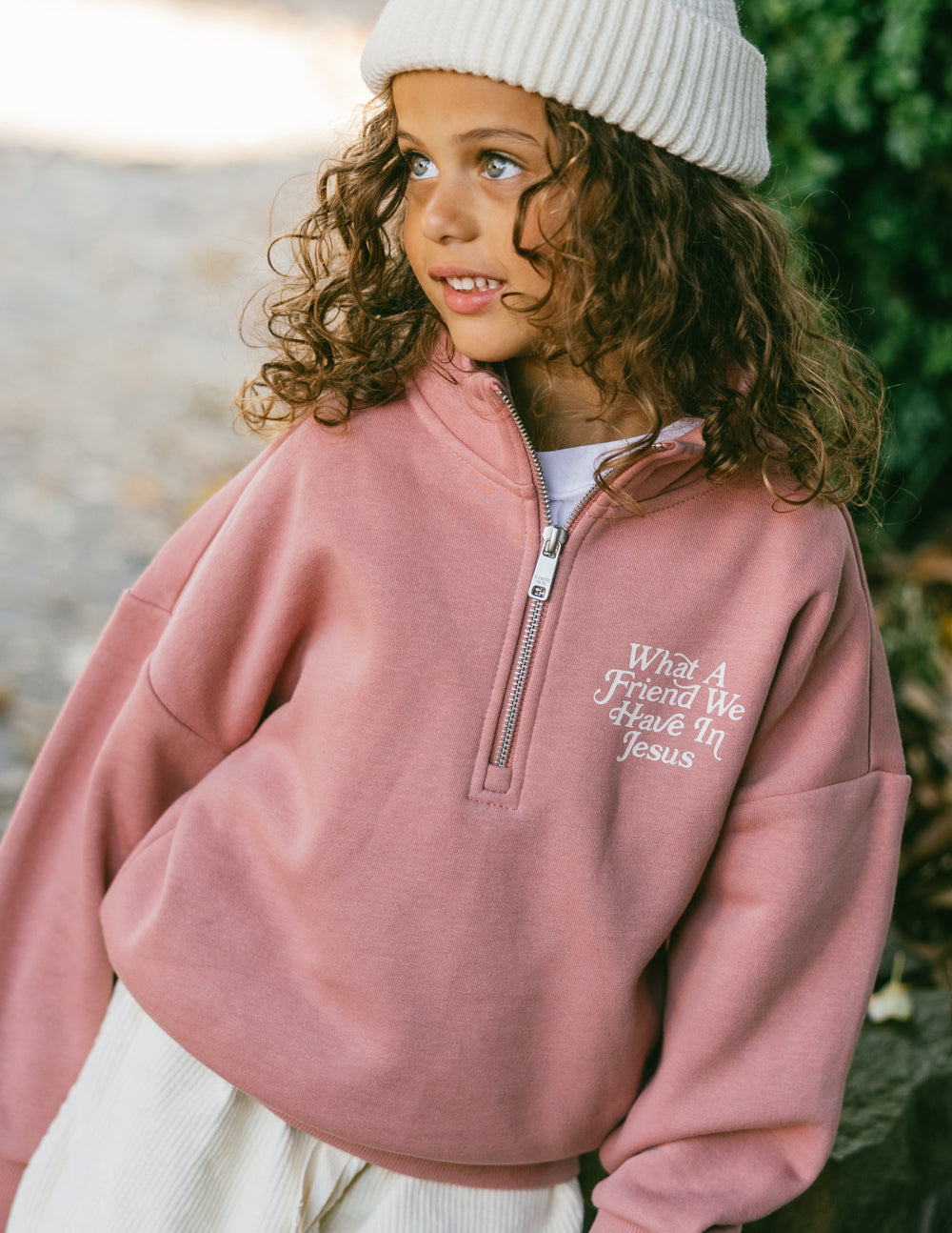 What a Friend in Jesus Kinder-Half-Zip
