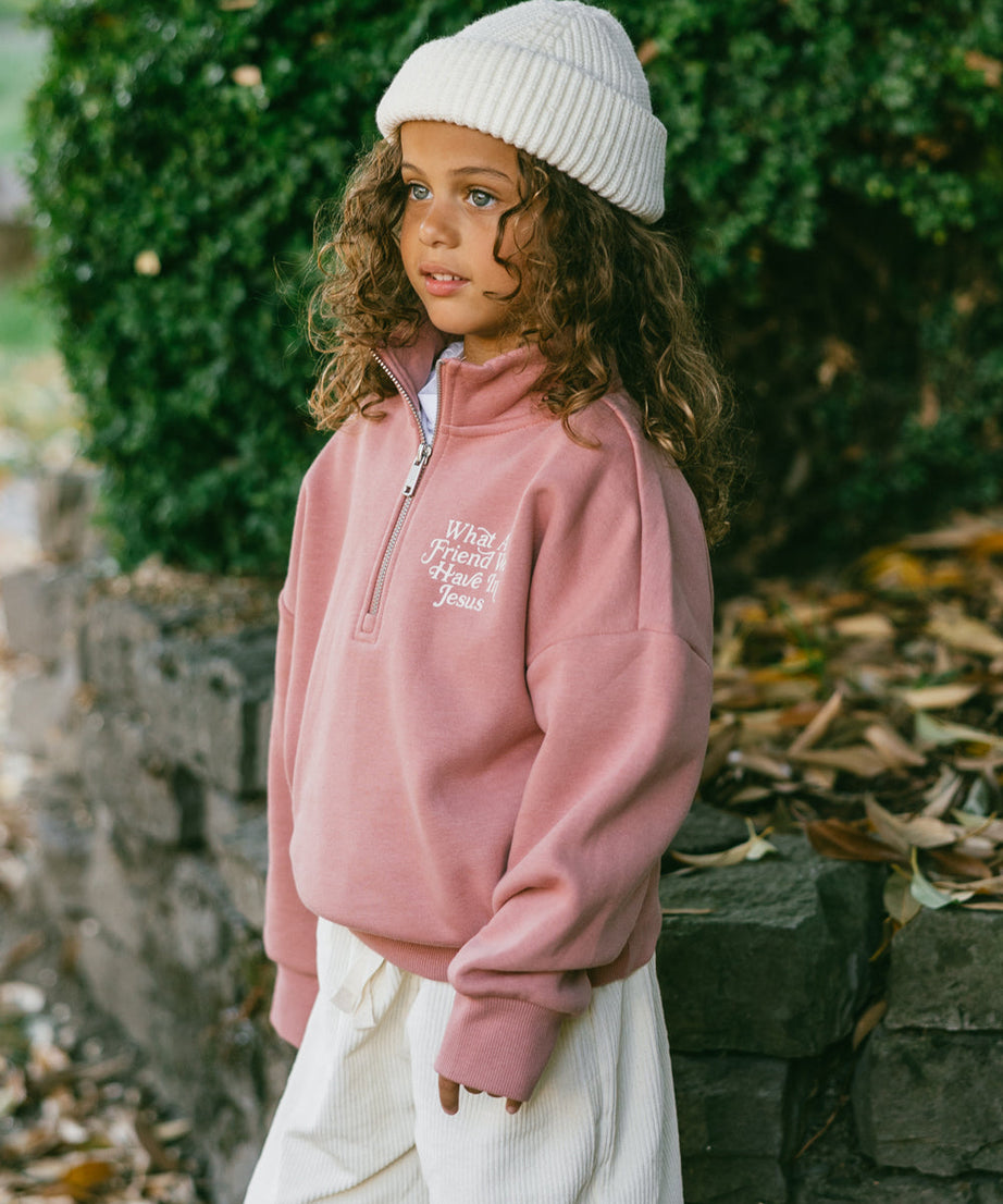 What a Friend in Jesus Kinder-Half-Zip