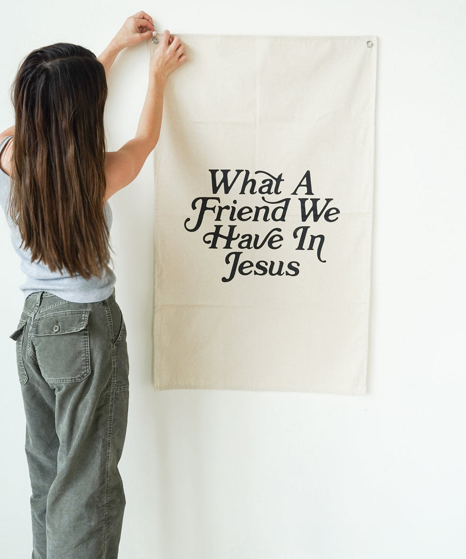 Welch ein Freund ist unser Jesus Wandteppich