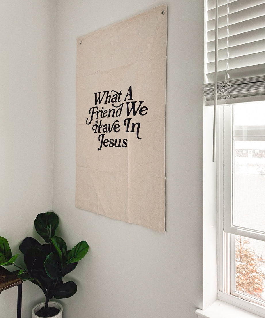 Welch ein Freund ist unser Jesus Wandteppich