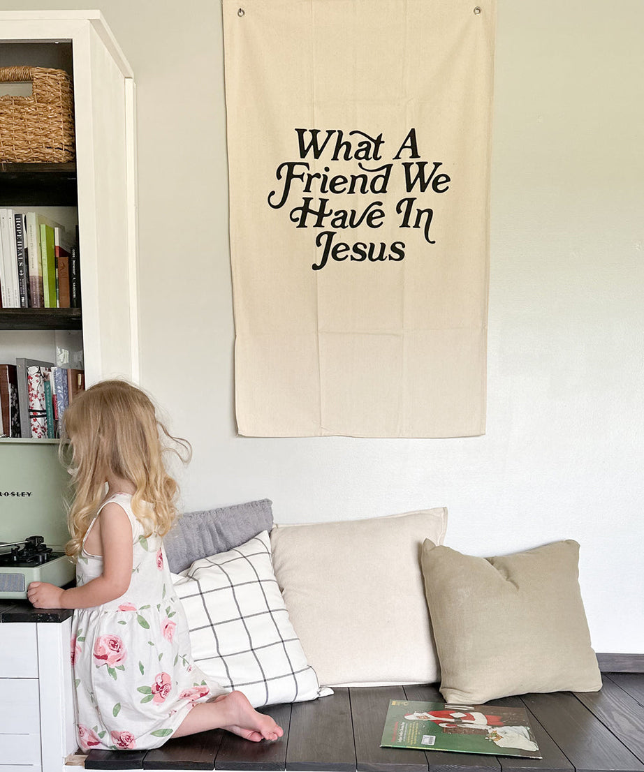 Welch ein Freund ist unser Jesus Wandteppich