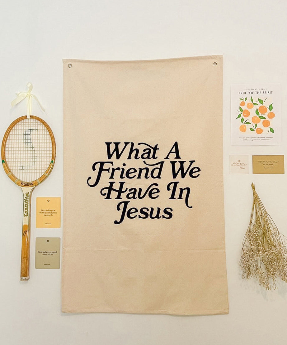 Welch ein Freund ist unser Jesus Wandteppich