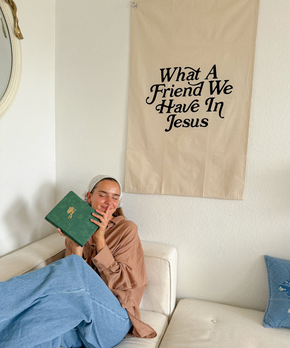 Welch ein Freund ist unser Jesus Wandteppich