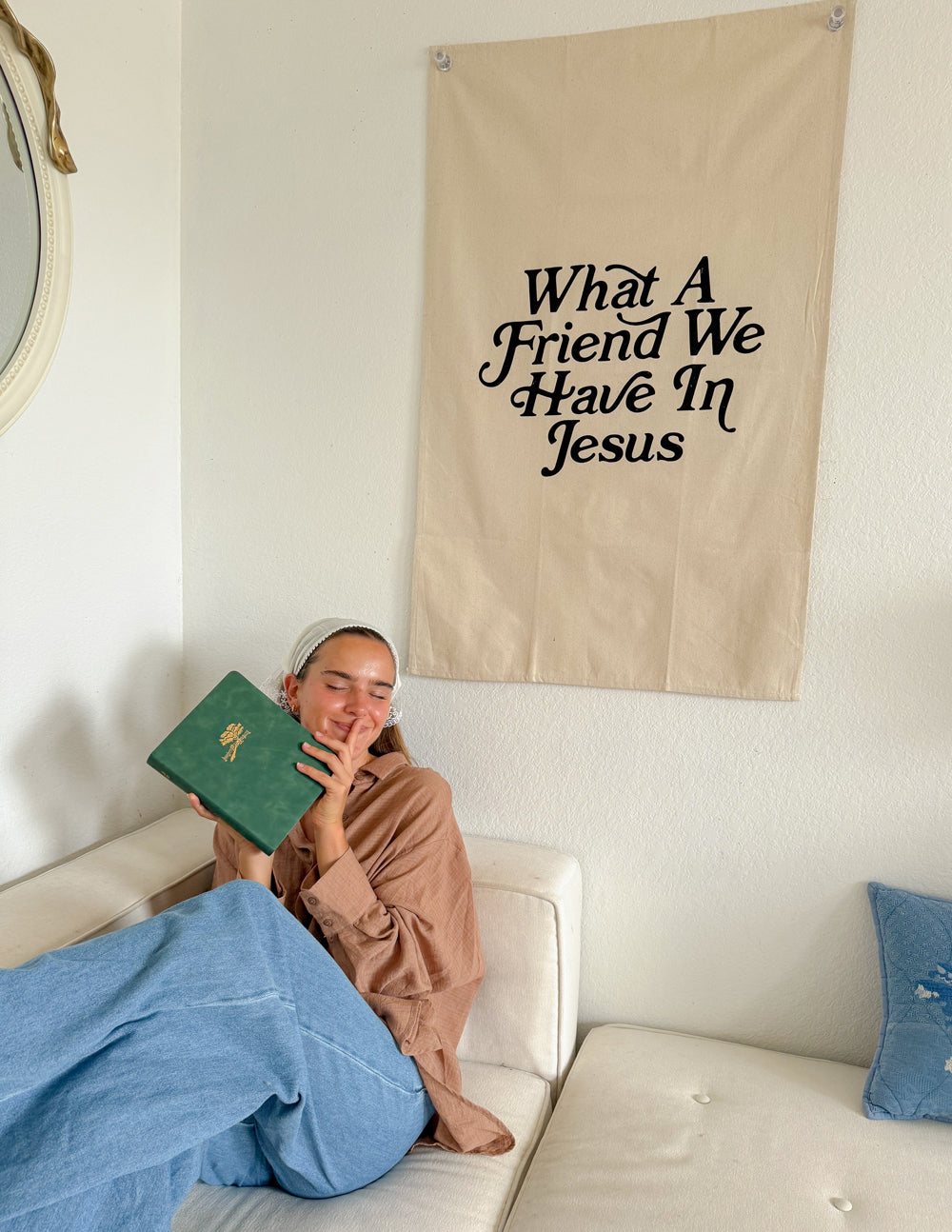 Welch ein Freund ist unser Jesus Wandteppich