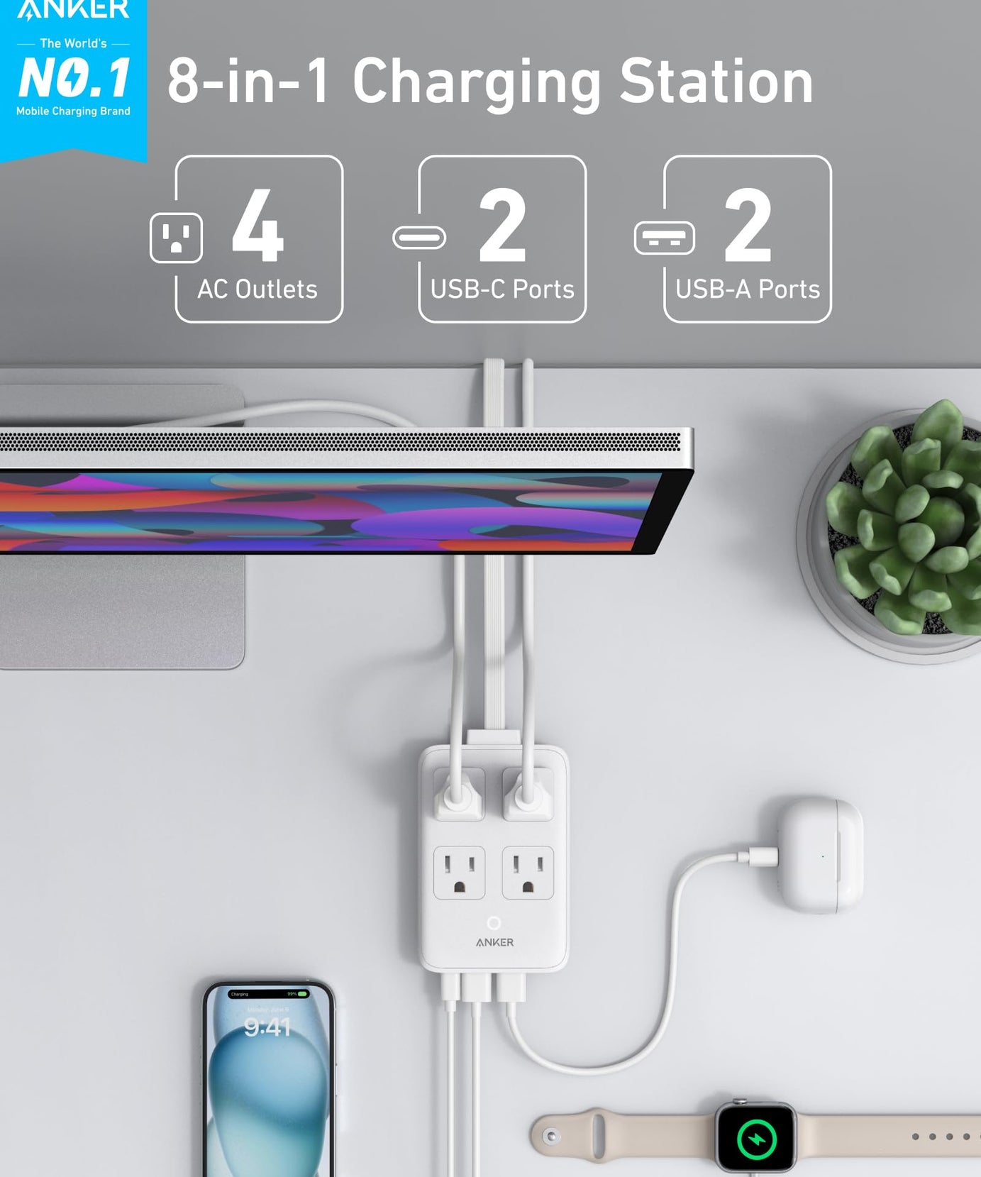 Anker Charging Station (8-in-1, 20W)