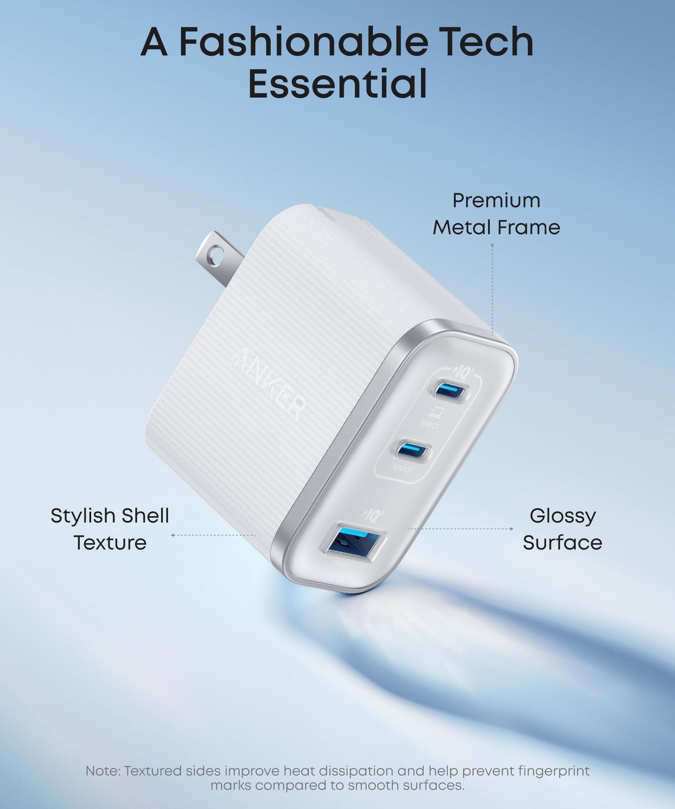 Anker Nano Charger (70W, 3 Ports)
