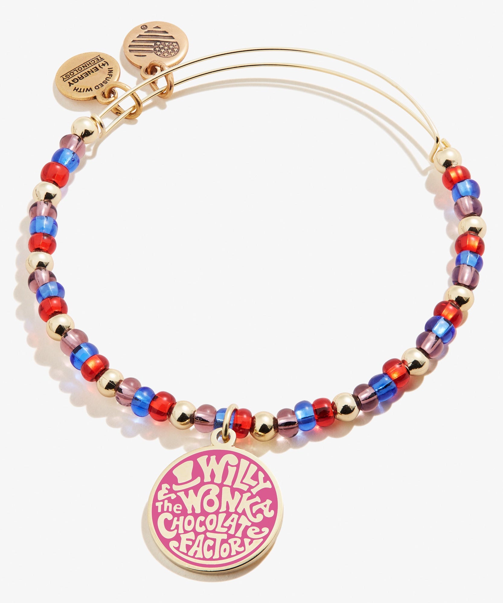Willy Wonka Chocolate Factory' Beaded Charm Bangle