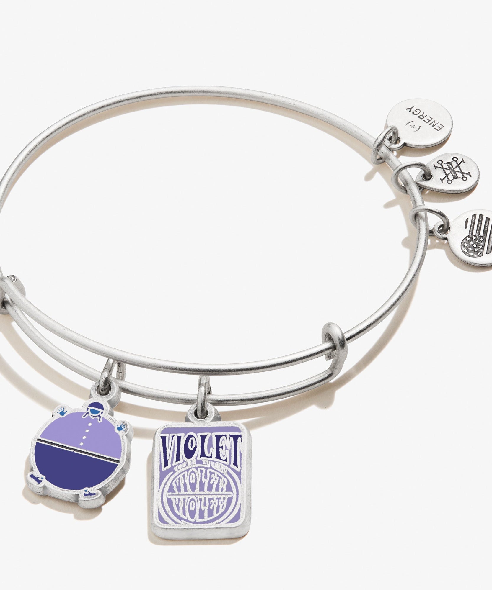 Willy Wonka 'Violet' Duo Charm Bangle