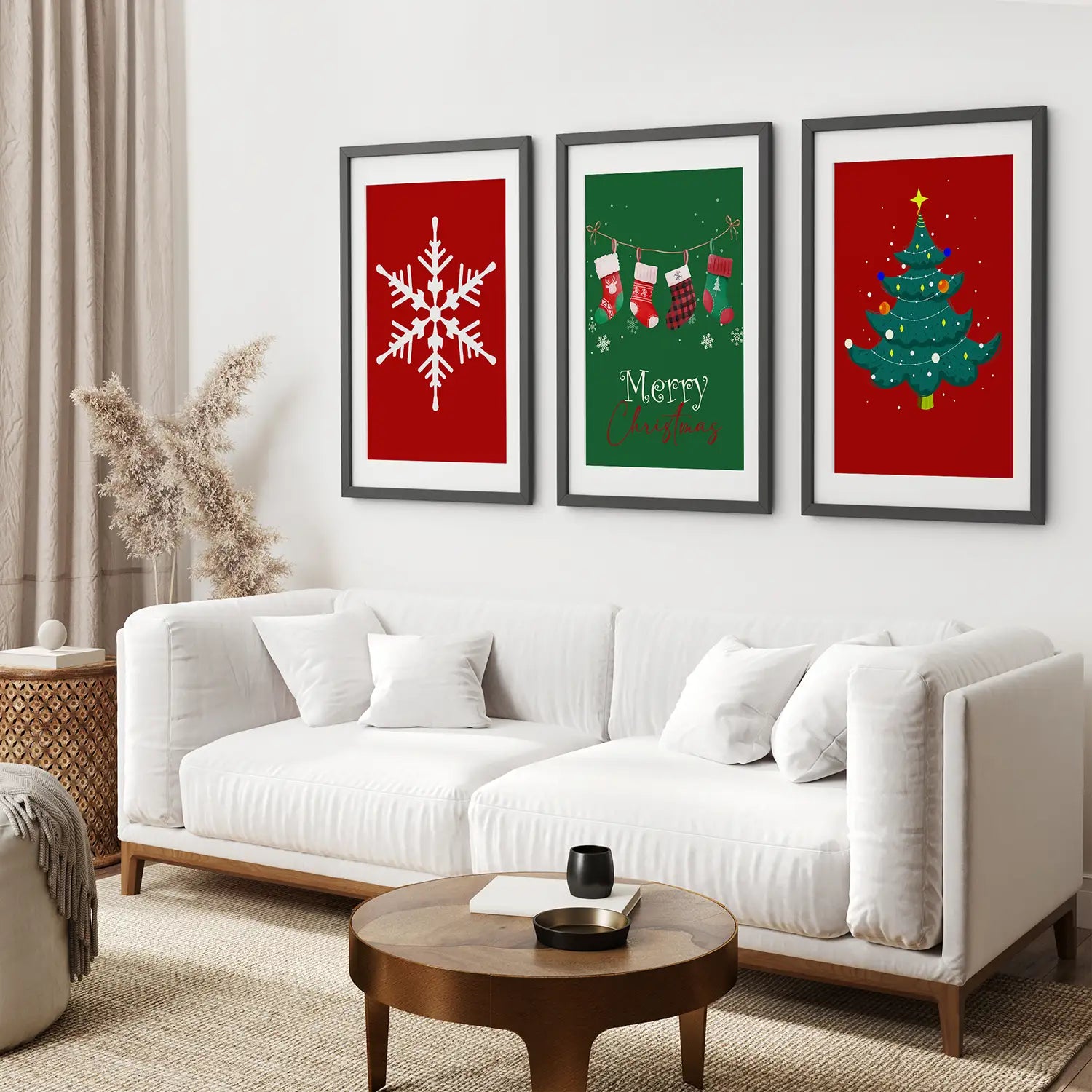 Moderne Weihnachtsdeko Kinderzimmer Wandkunstdrucke
