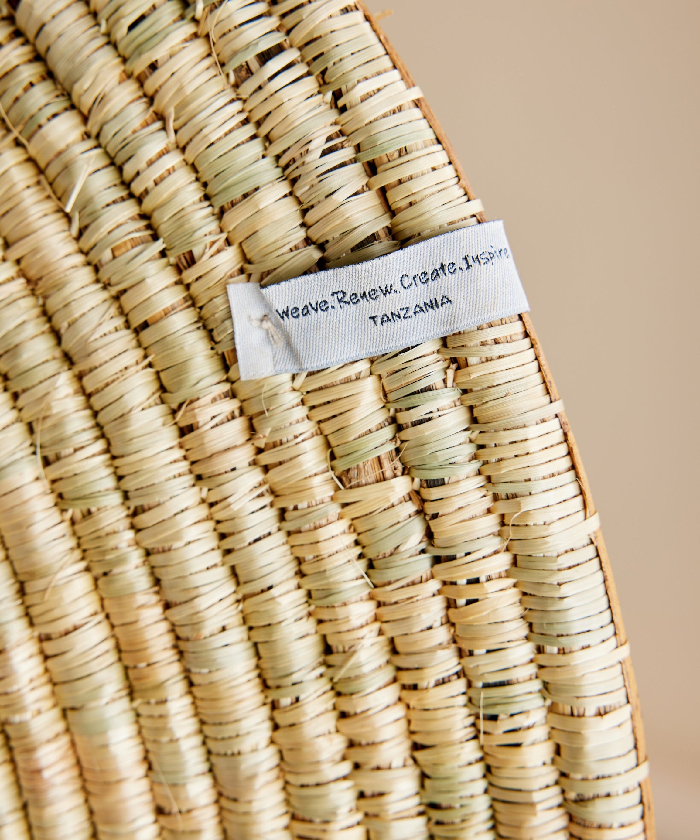 Maua Banana Bark Wall Basket