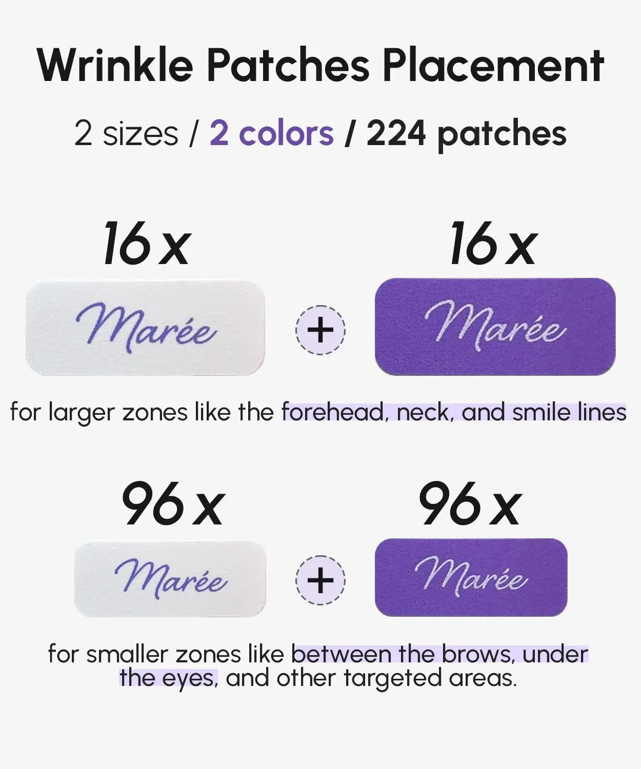 Anti-wrinkle Tape Patches