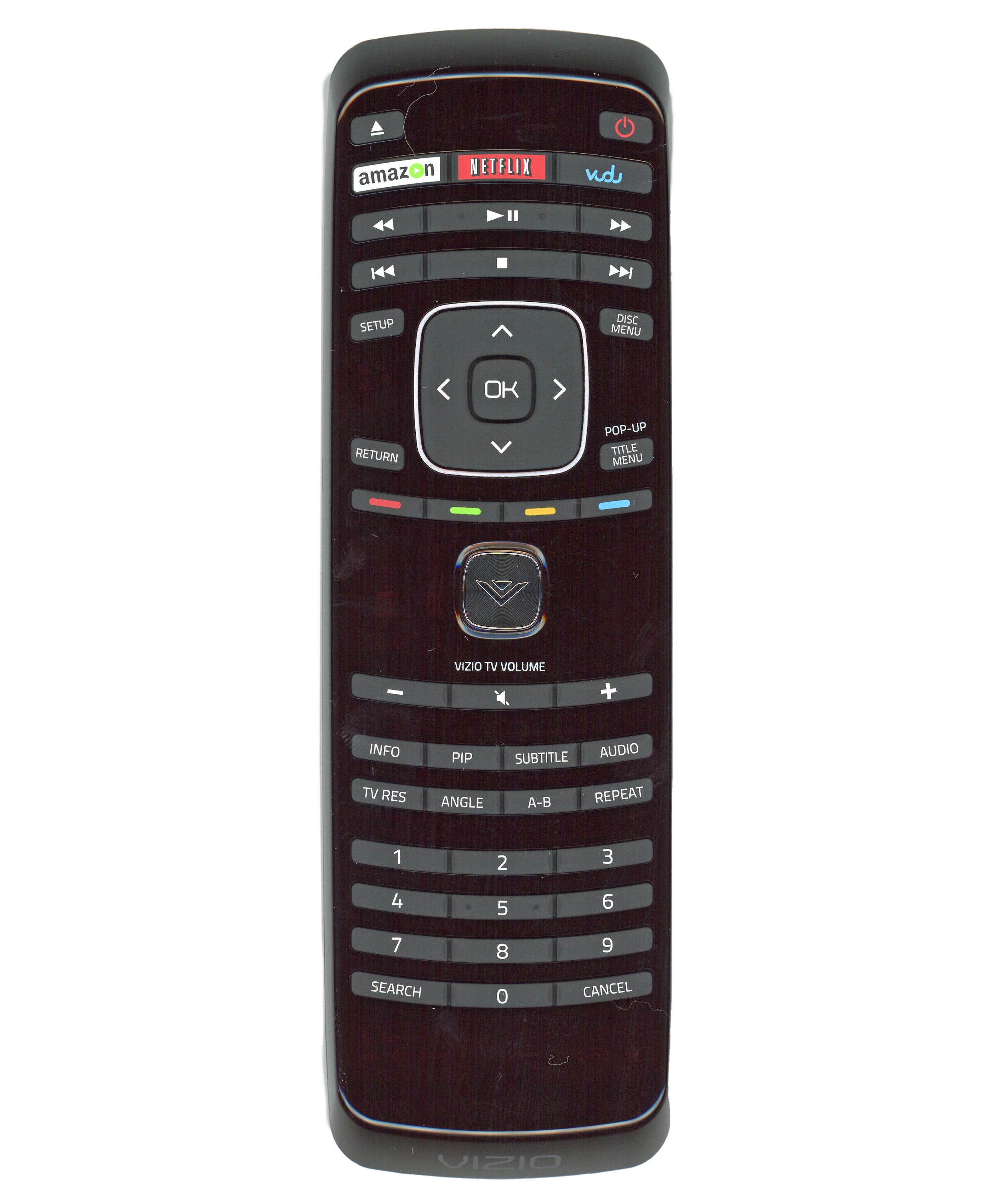VIZIO XRD3BR / XRB100  Blu-ray disc Remote Control Amazon, Netflix, Vudu - 313923822891