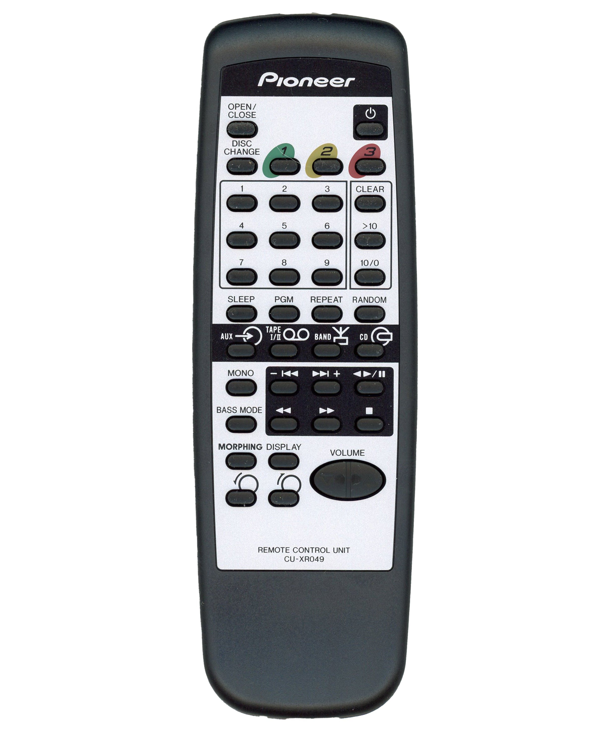 Pioneer CRXR049 CD Player Audio Remote Control - XXD3010