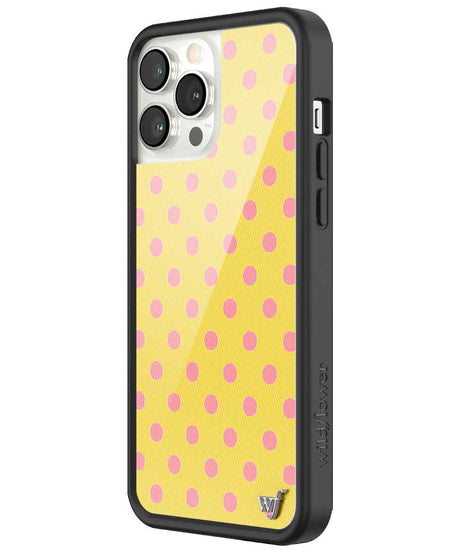 Polka Dot | Yellow and Pink iPhone Case