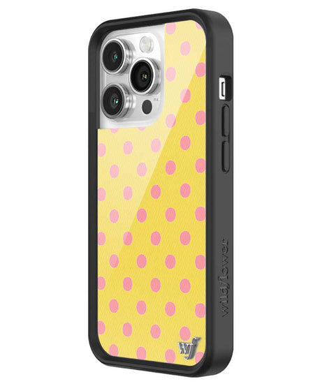 Polka Dot | Yellow and Pink iPhone Case