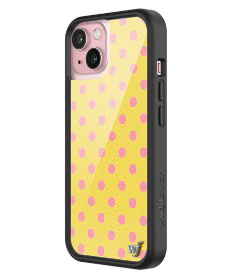 Polka Dot | Yellow and Pink iPhone Case