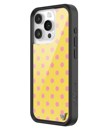 Polka Dot | Yellow and Pink iPhone Case