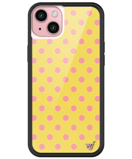 Polka Dot | Yellow and Pink iPhone Case
