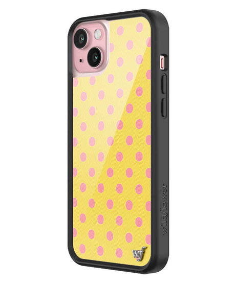 Polka Dot | Yellow and Pink iPhone Case