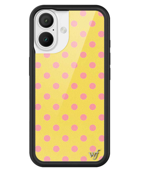 Polka Dot | Yellow and Pink iPhone Case
