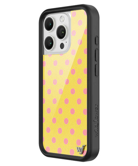 Polka Dot | Yellow and Pink iPhone Case