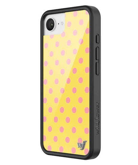 Polka Dot | Yellow and Pink iPhone Case