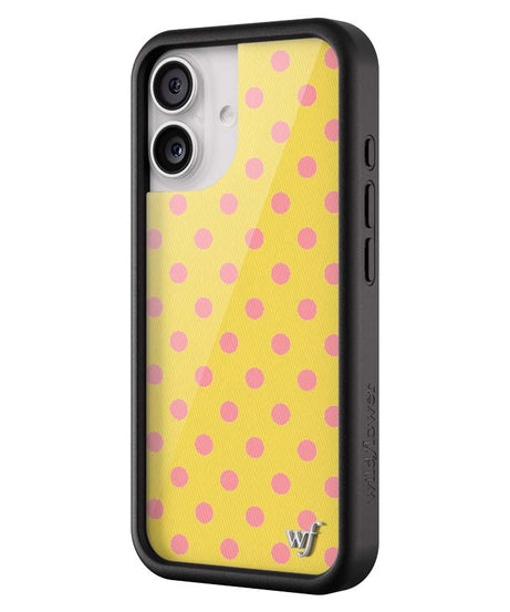 Polka Dot | Yellow and Pink iPhone Case