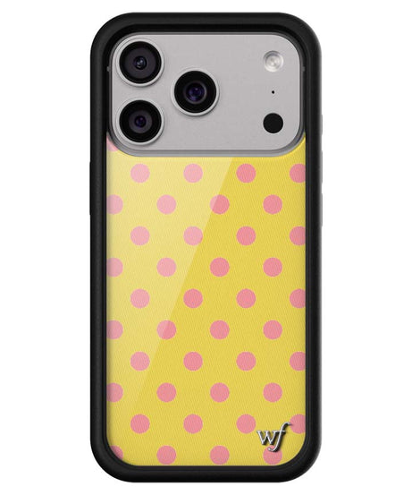Polka Dot | Yellow and Pink iPhone Case