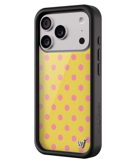Polka Dot | Yellow and Pink iPhone Case