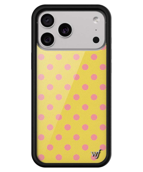 Polka Dot | Yellow and Pink iPhone Case