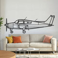 A23-24 Musketeer Metal Aircraft Wall Art - NCP0405