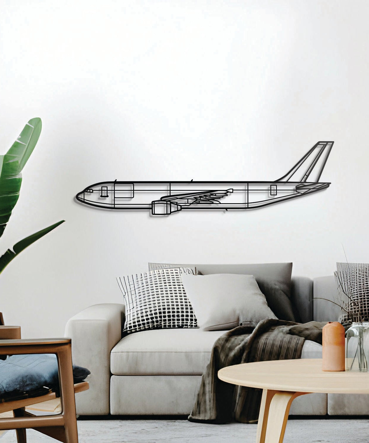 A300-600F Metallflugzeug Wandkunst - NCP0160