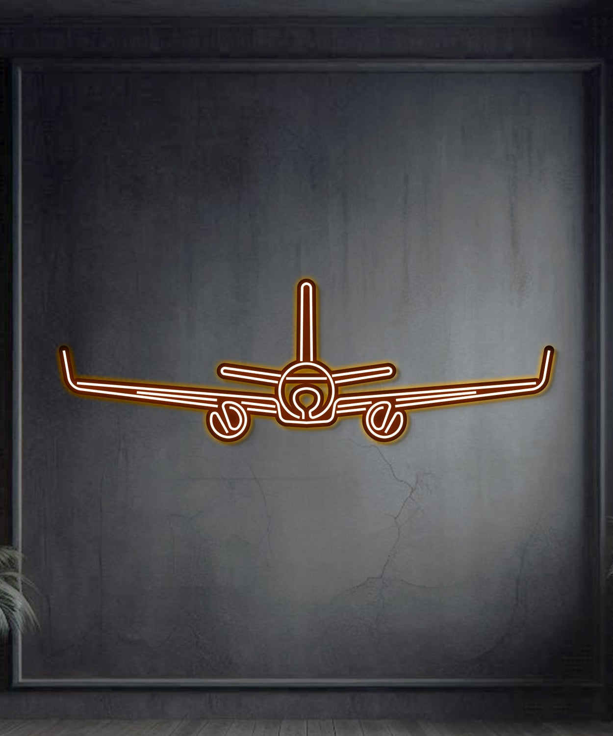 A320 Neo Flugzeugwandkunst aus Metall - NCN0008