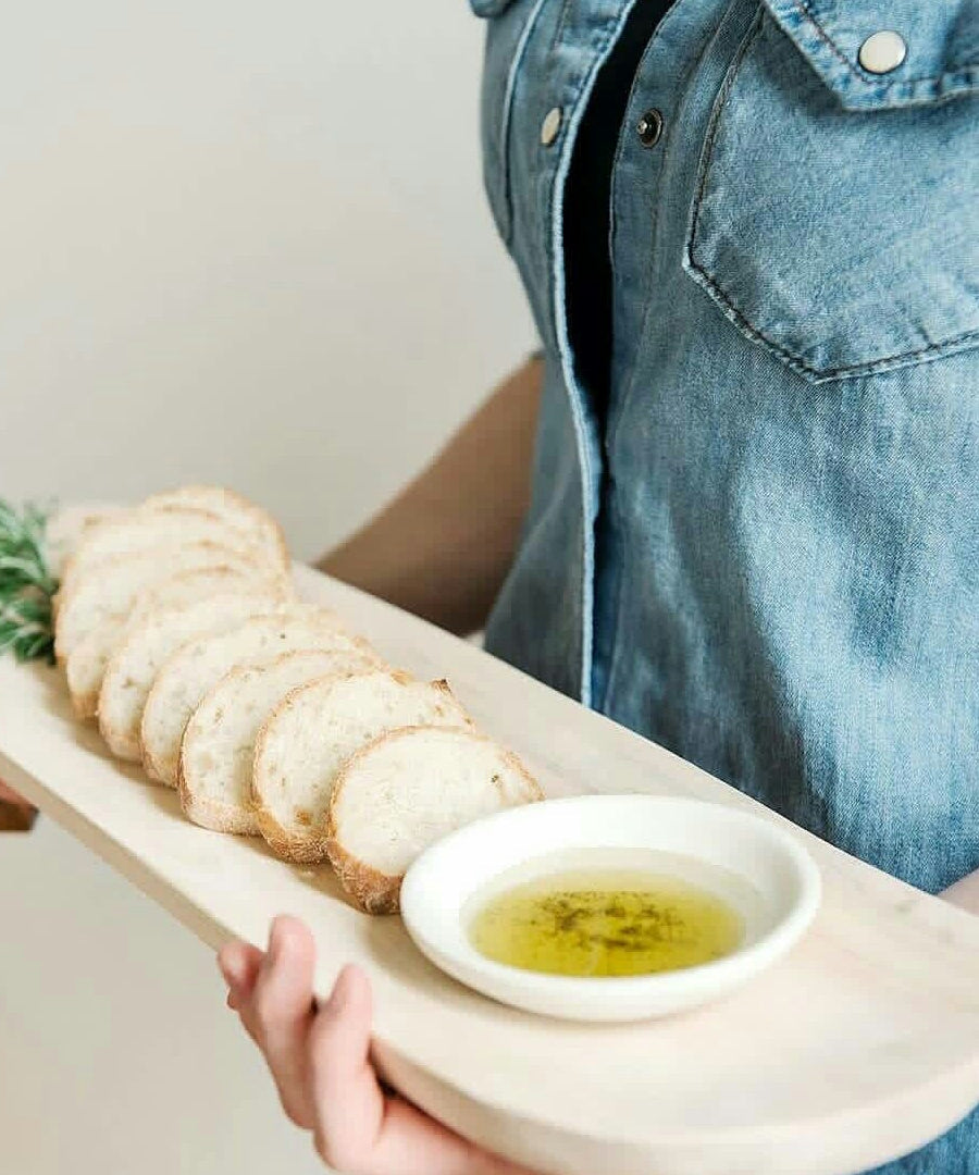 Organic Wooden Rectangle Bread Platter