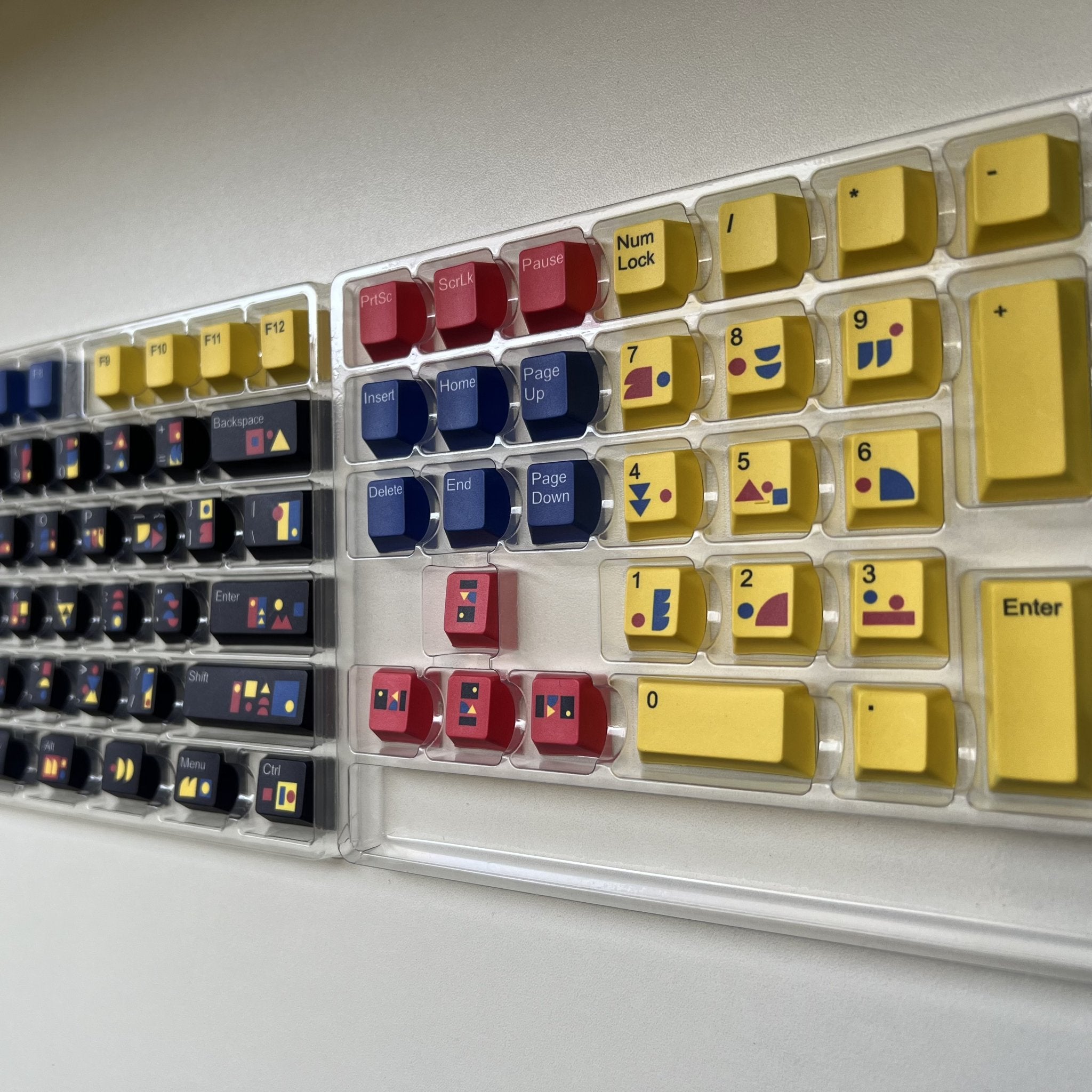 Abstract Modern Keycap Set | Designed by Raquel Colachagua