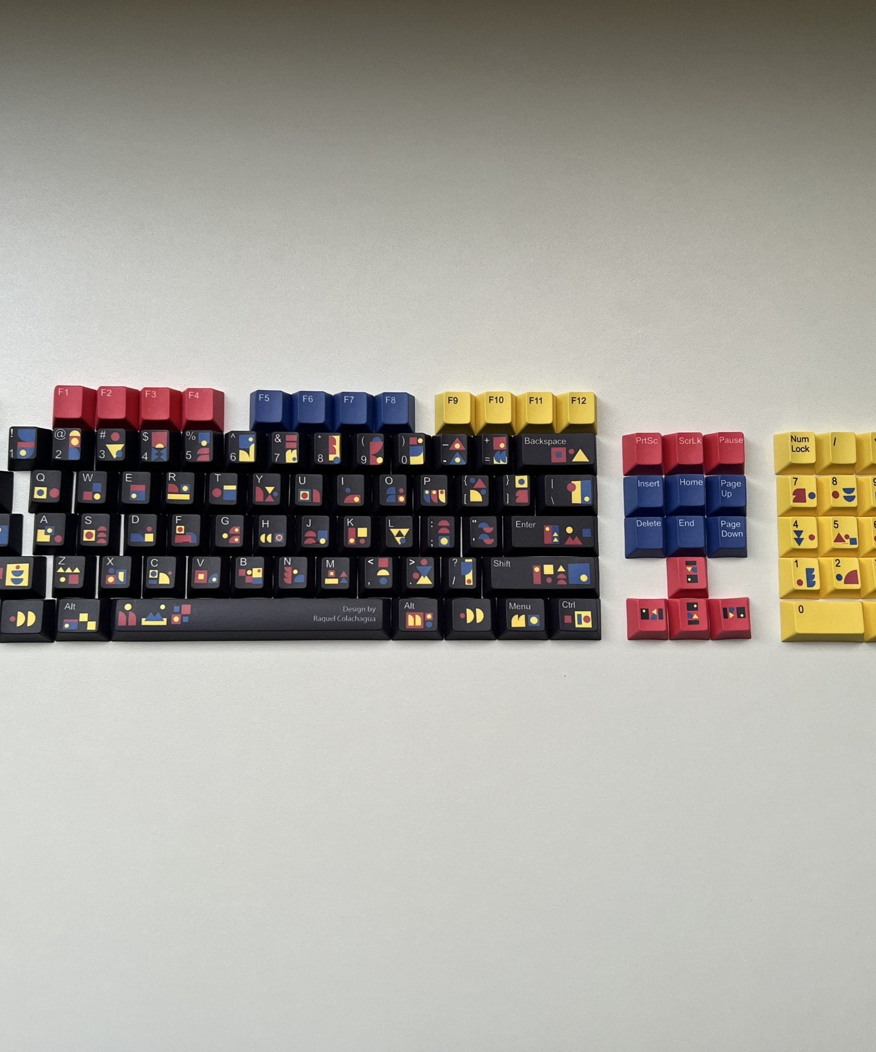 Abstract Modern Keycap Set | Designed by Raquel Colachagua