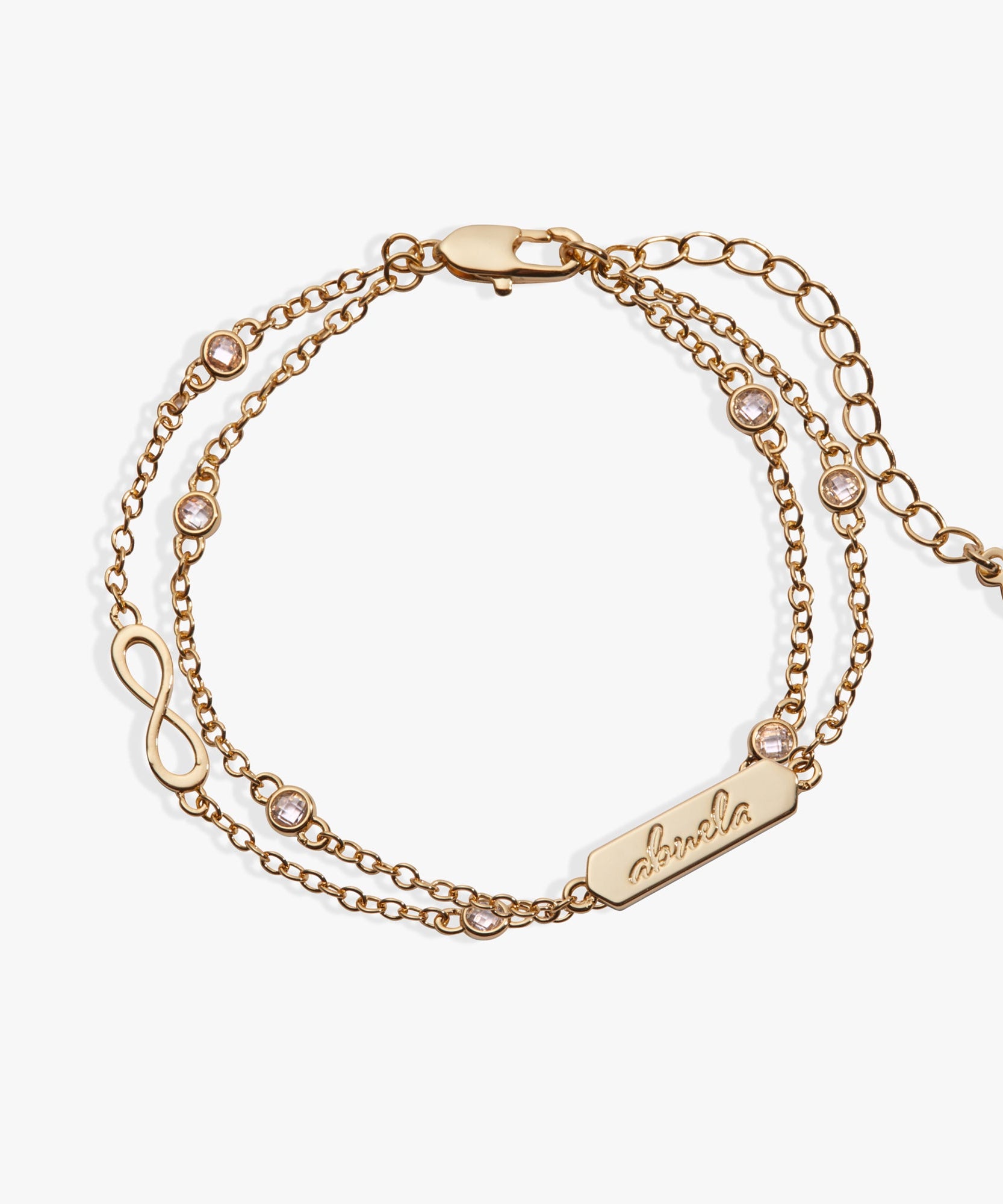 Abuela Infinity Chain Double Strand Bracelet
