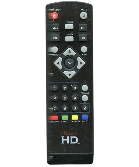 Access HD ACC001 Digital TV Tuner Converter Remote Control