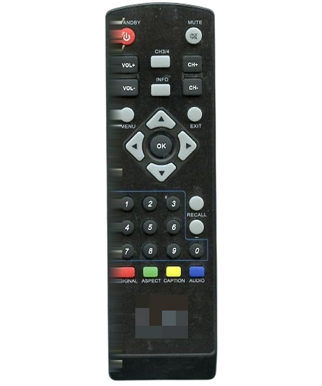 Access HD ACC001 Digital TV Tuner Converter Remote Control