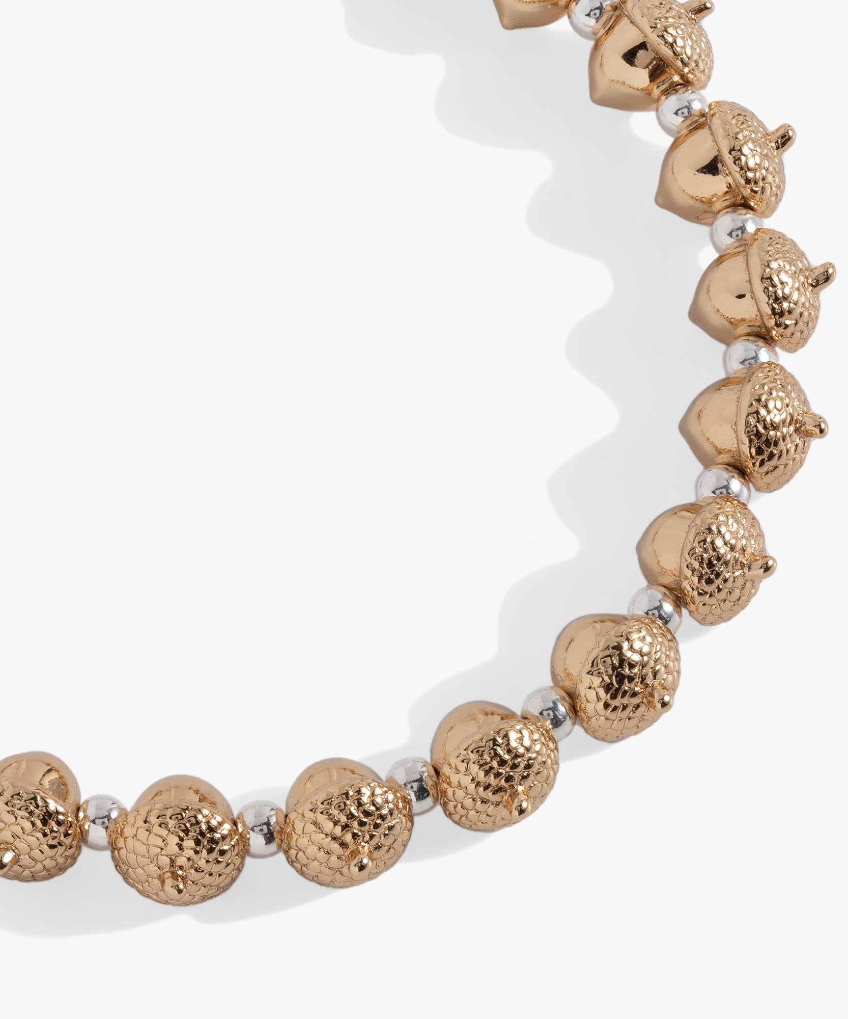 Acorn Beaded Bangle