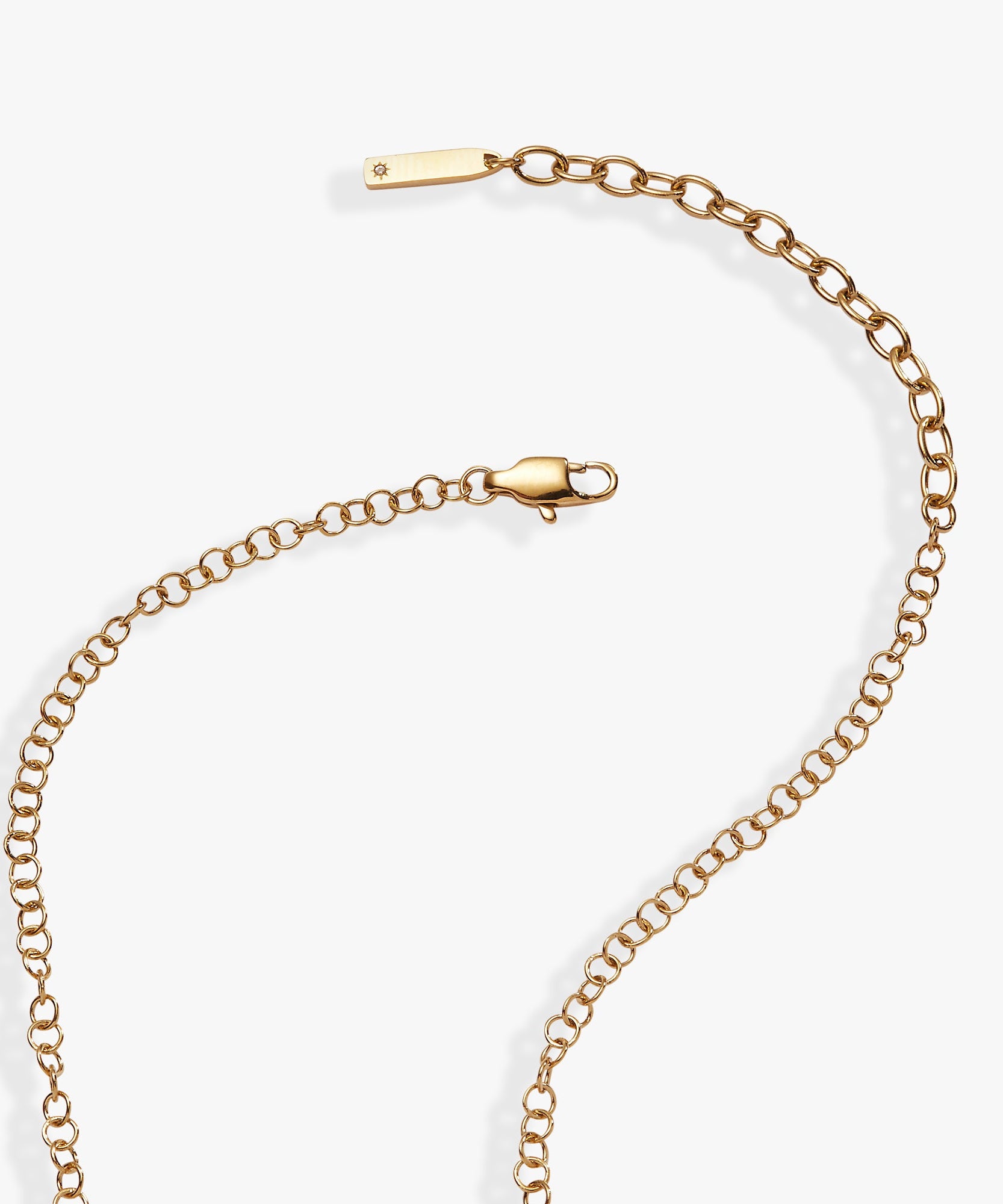 'I Love You' Hidden Message Acrostic Necklace