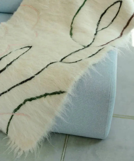 Handwoven Wool Runner Rug Bloom