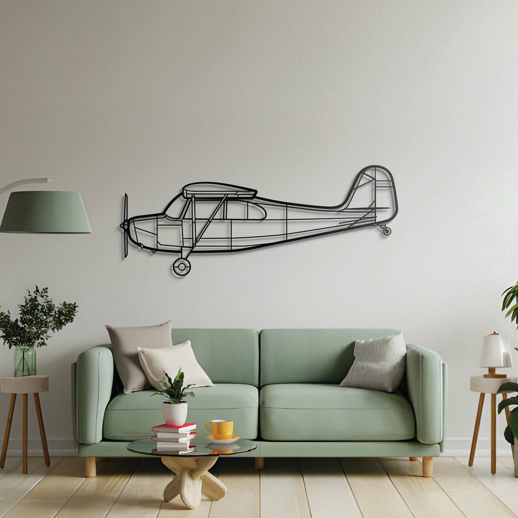 7AC Champion Metal Aircraft Wall Art - NCP0150