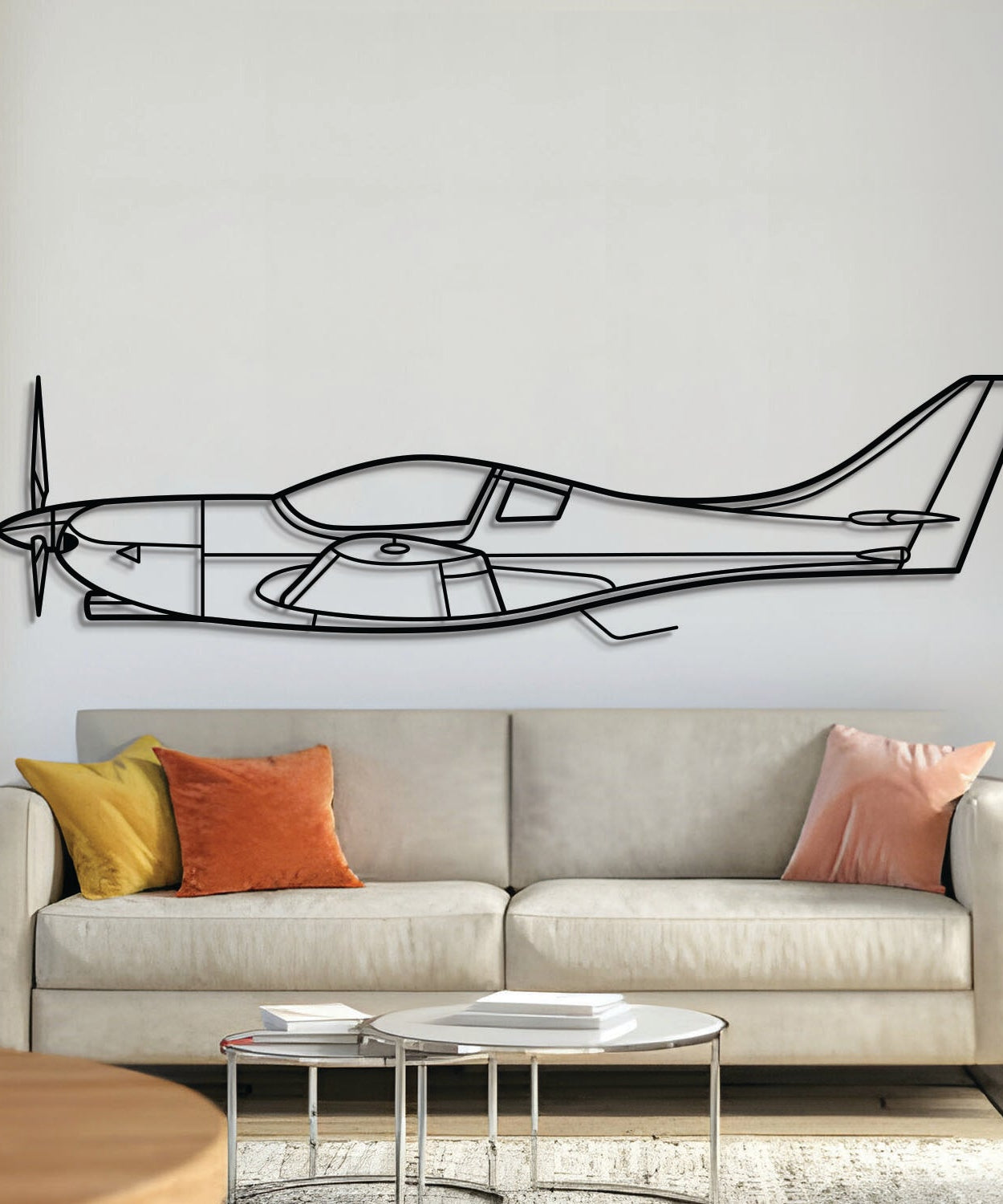 VL-3 Sprint Metallflugzeug Wandkunst - NCP0249