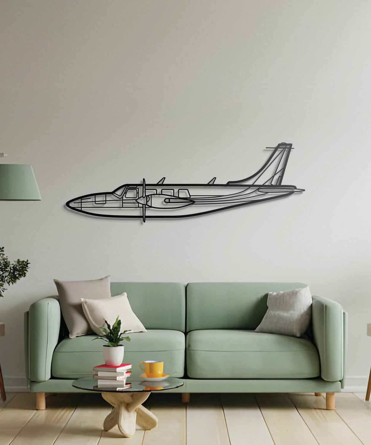 Aerostar 600A Metallflugzeug-Wandkunst - NCP0191
