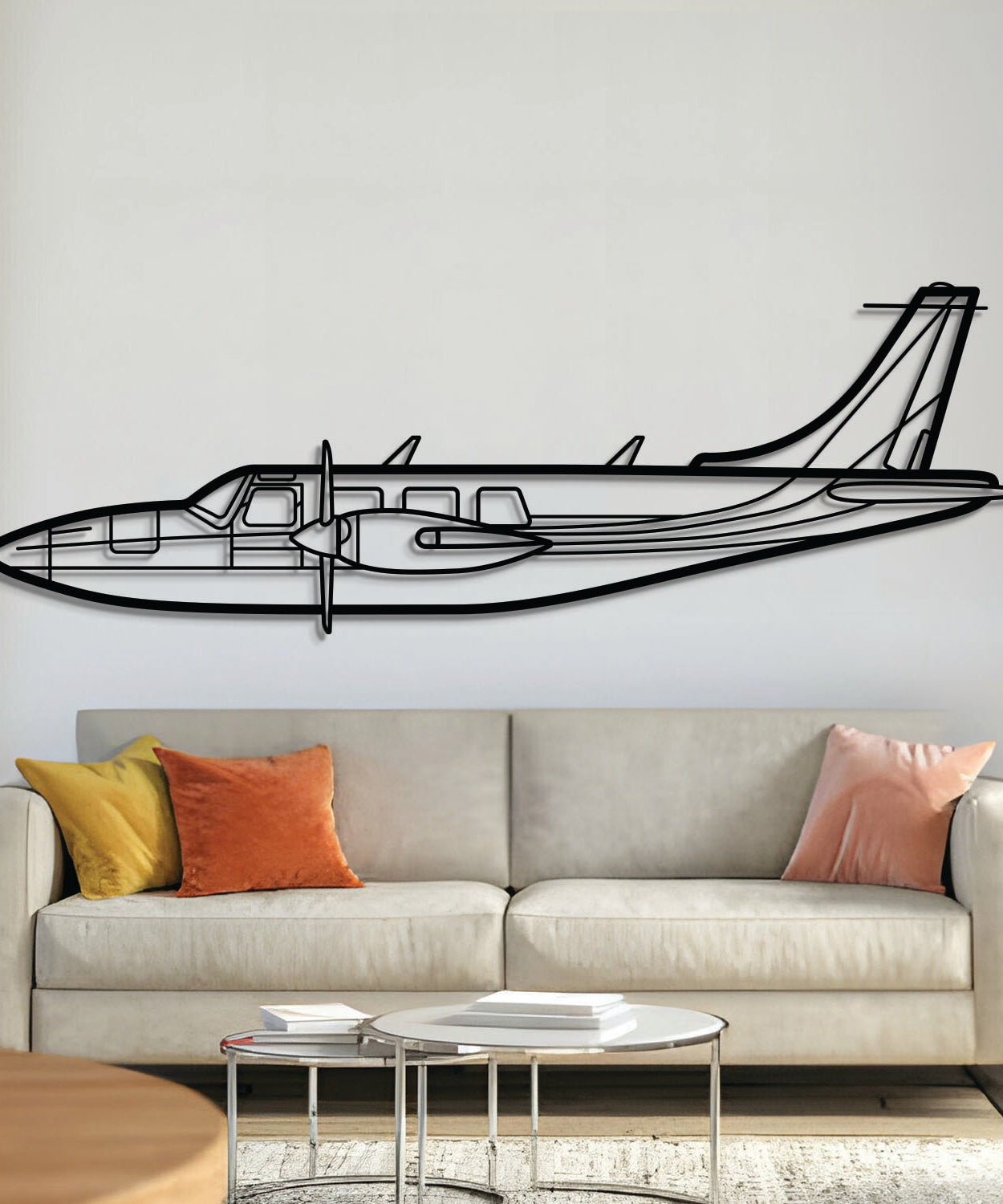 Aerostar 600A Metallflugzeug-Wandkunst - NCP0191