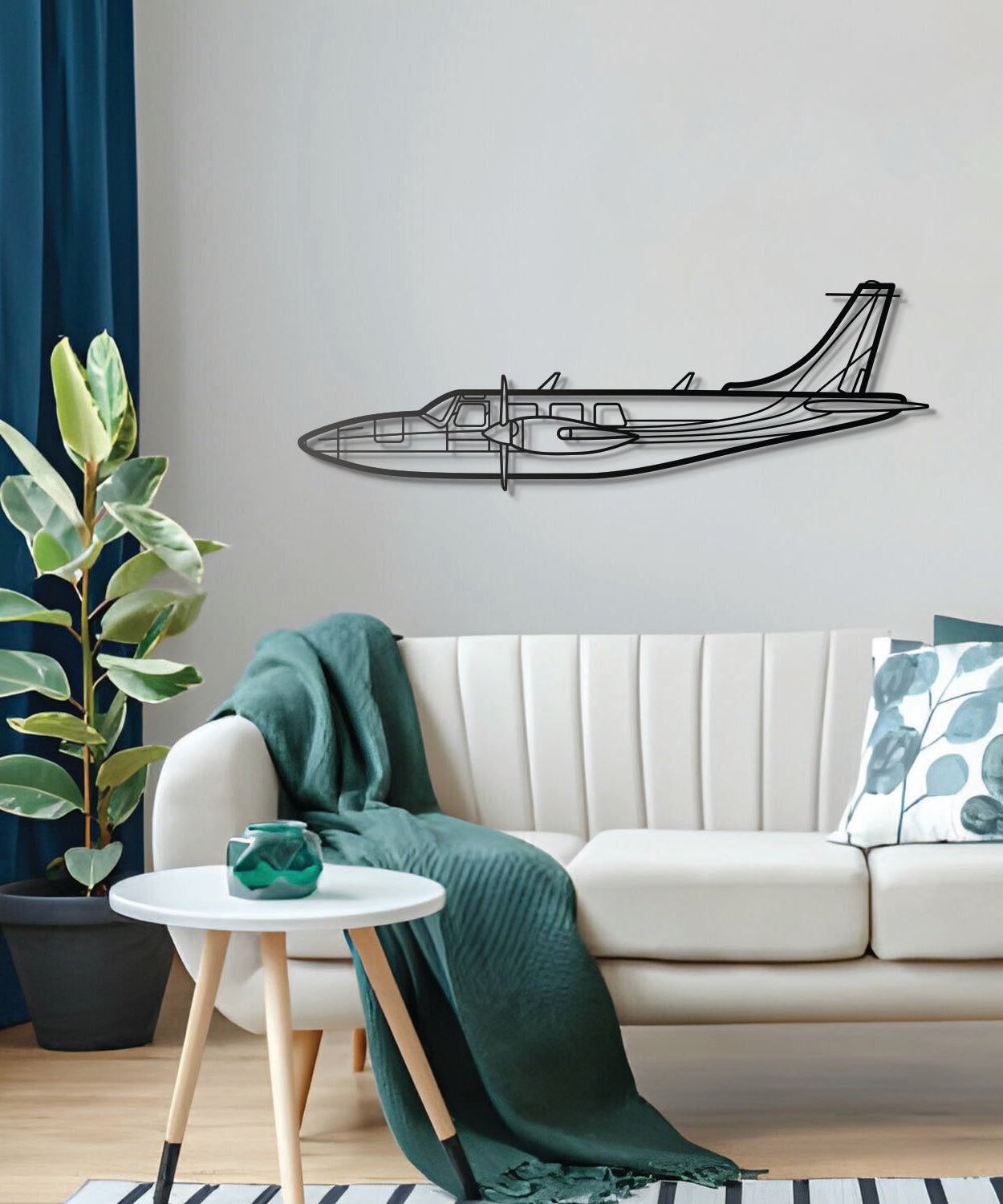 Aerostar 600A Metallflugzeug-Wandkunst - NCP0191