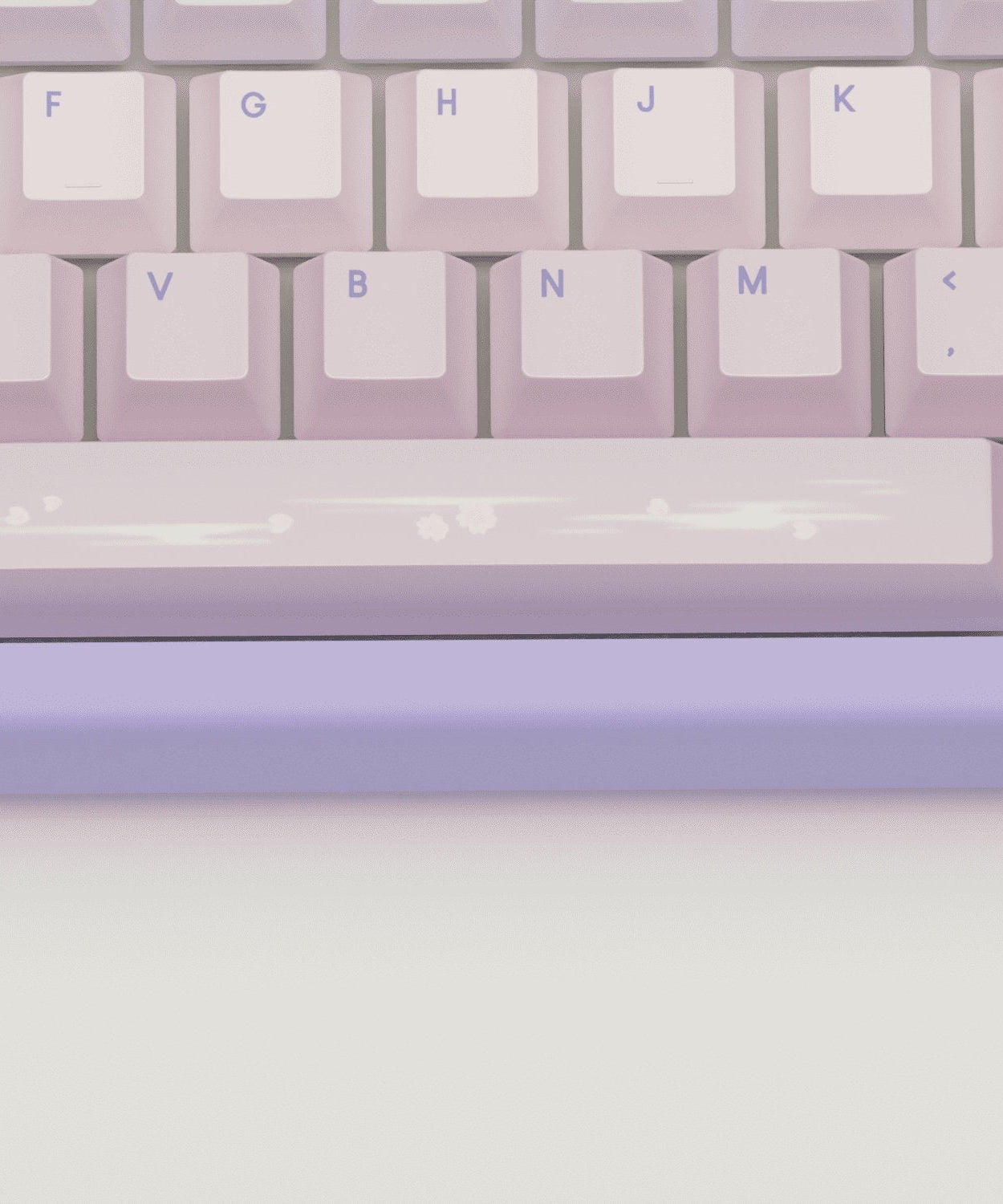 Aesthetic Sky Design Keycaps and Mechanical Keyboard