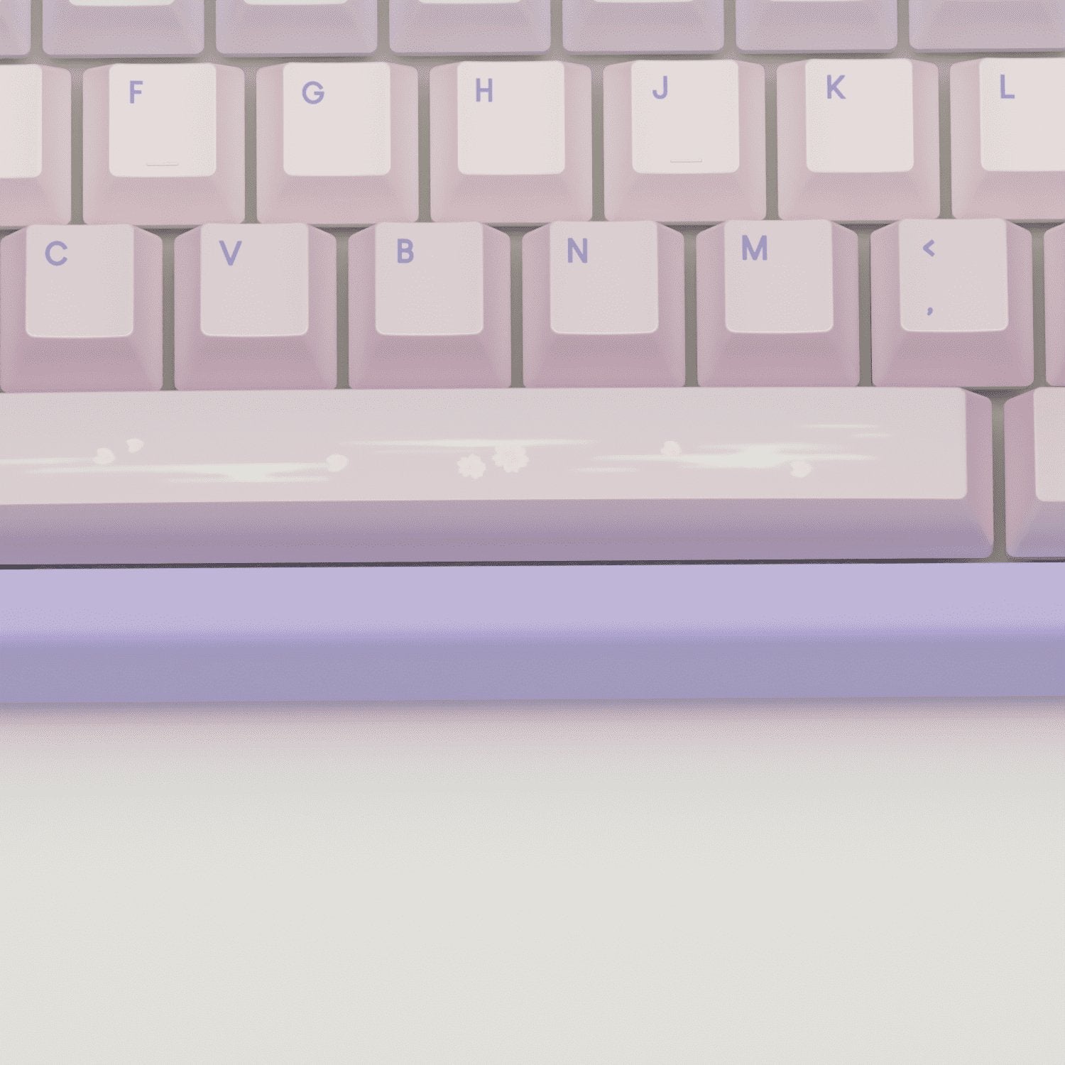 Aesthetic Sky Design Keycaps and Mechanical Keyboard