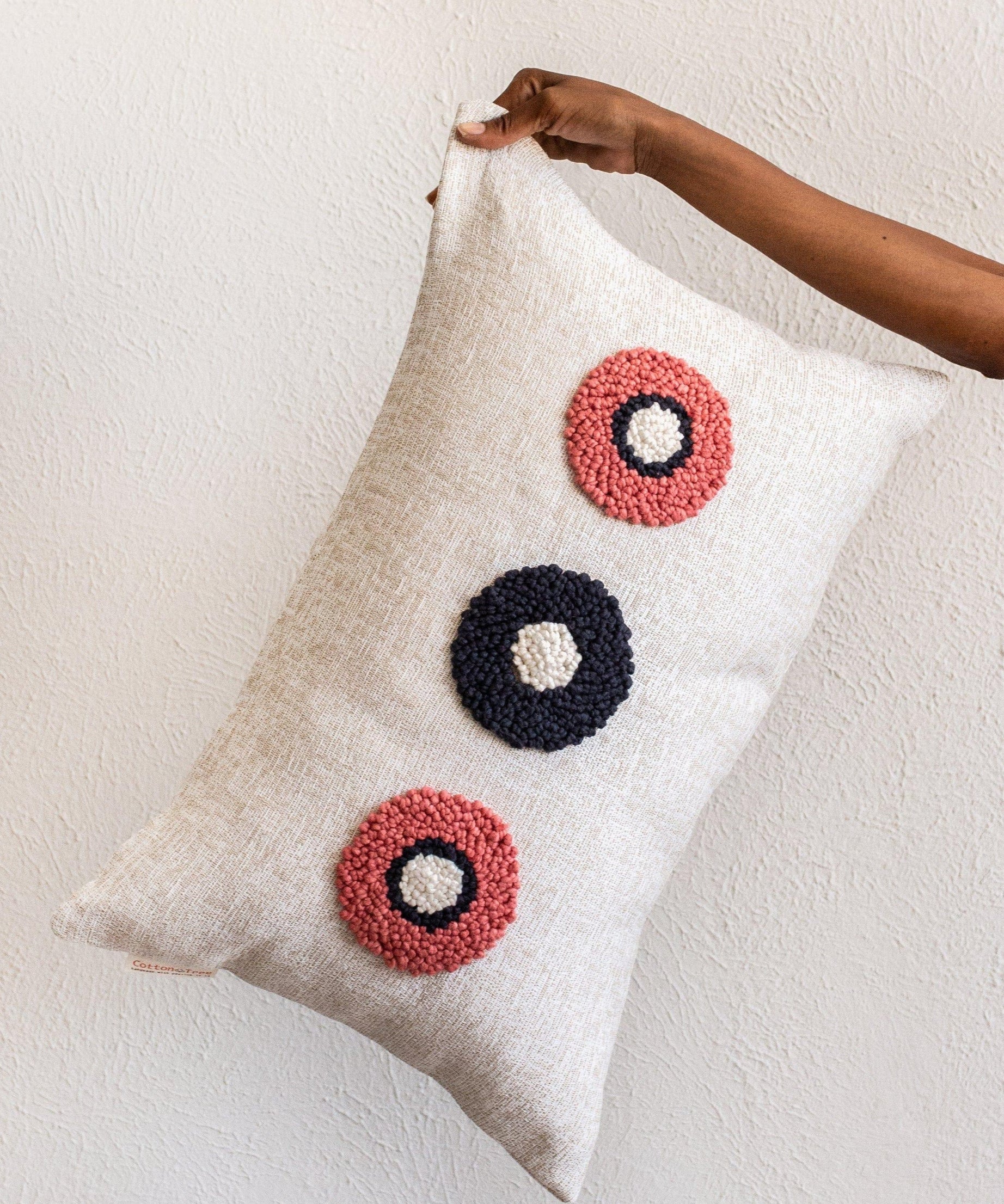 AfriScandi Circles Throw Pillow